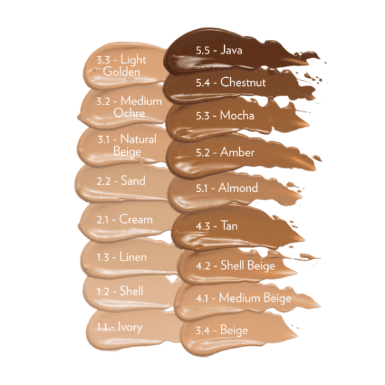 Nuskin BB Foundation Farben